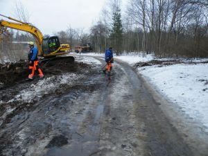 ulica Kąpielowa - przed realizacją inwestycji
