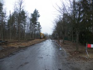 ulica Kąpielowa - przed realizacją inwestycji