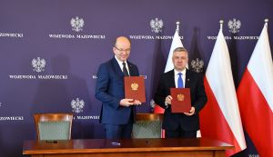 Podpisanie umowy Budowa drogi gminnej Warmiaki - Borki